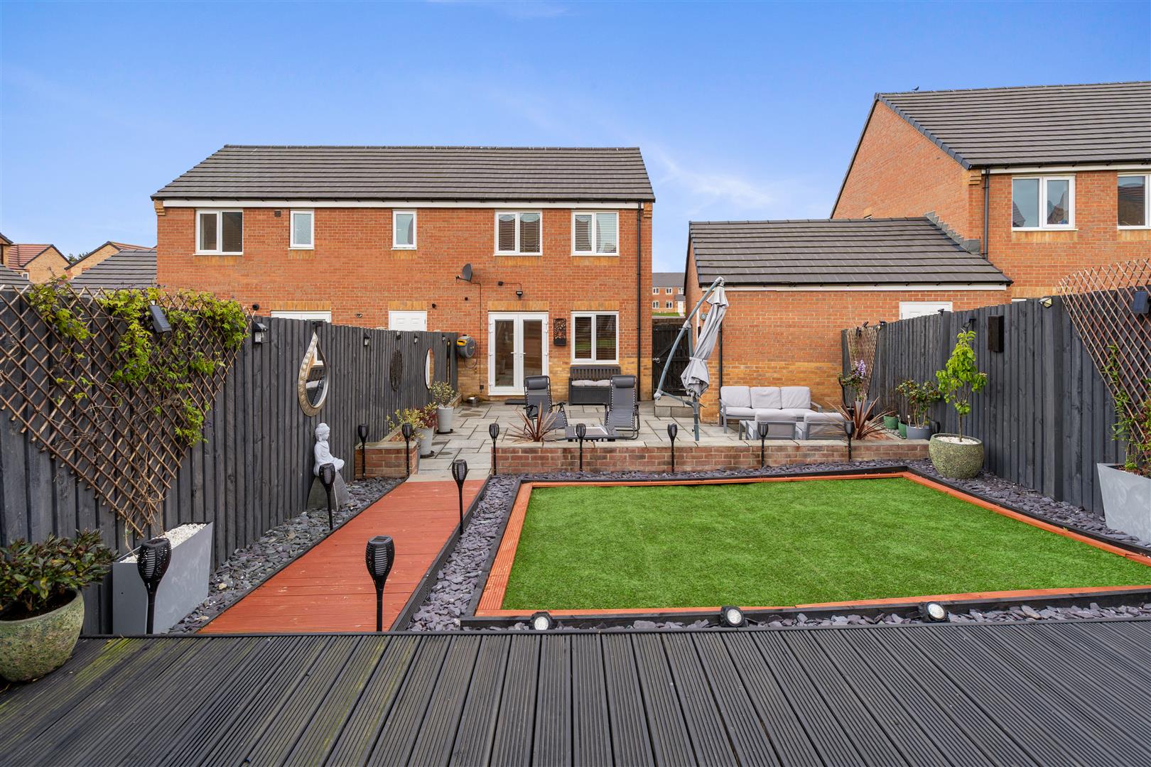 Landscaped Rear Garden